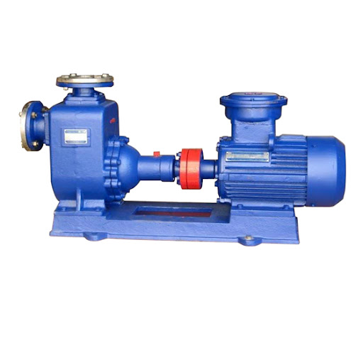 Self-priming non-clogging sewage pump